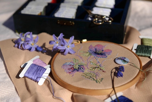 Przykładowe hafty i wzory